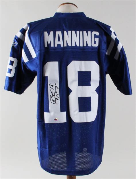 peyton manning signed jersey