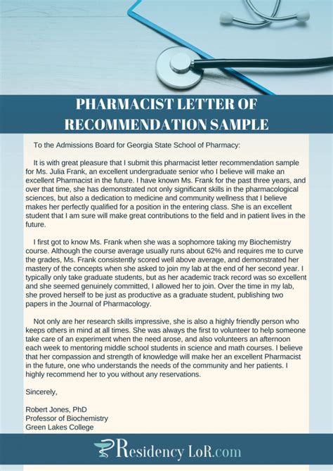 pharmaceutical sales letter of recommendation from doctor Ebook Reader