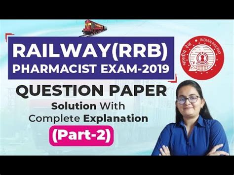 pharmacist question paper railway Epub