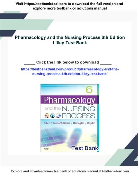 pharmacology and the nursing process 6e Reader