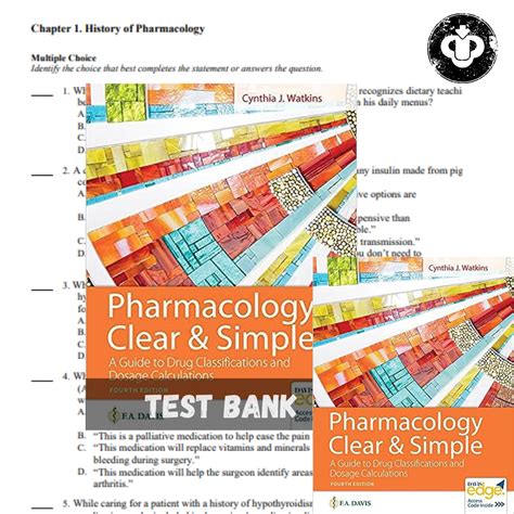 pharmacology clear and simple test bank Doc