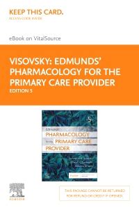 pharmacology for the primary care provider elsevier e book on vitalsource retail access card 4e Reader