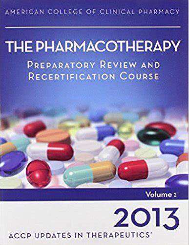 pharmacotherapy preparatory review and recertification course Ebook PDF