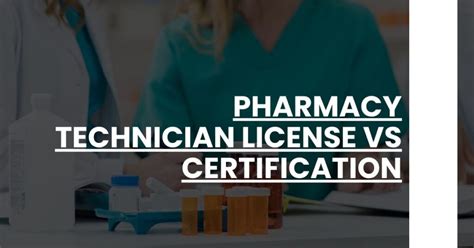 pharmacy technician license vs certification