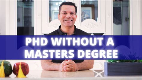 phd without masters