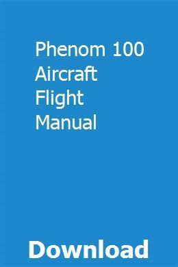 phenom 100 flight manual PDF