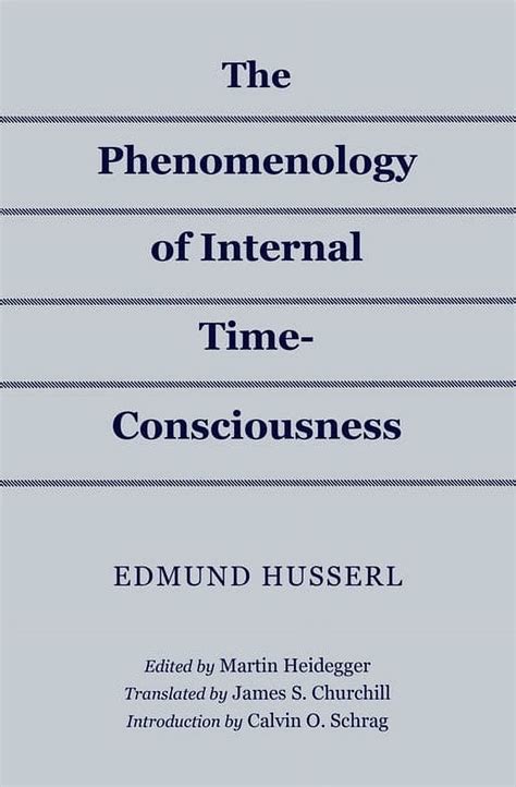 phenomenology of internal time consciousness Epub