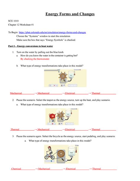 phet energy form and change simulayion answers PDF