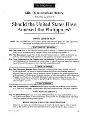 philippines annexation mini dbq answers Ebook PDF