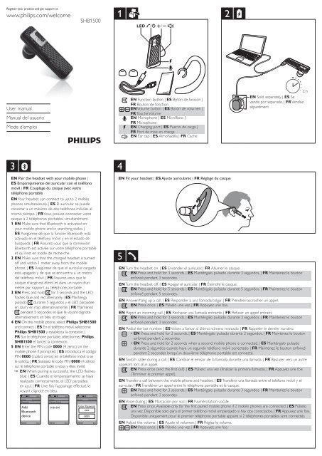 philips bluetooth headset user manual Epub