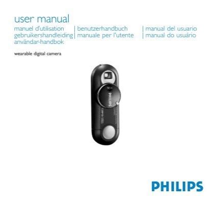 philips digital camera user manual PDF