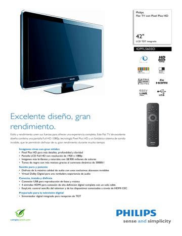 philips flat tv manual 42 Doc