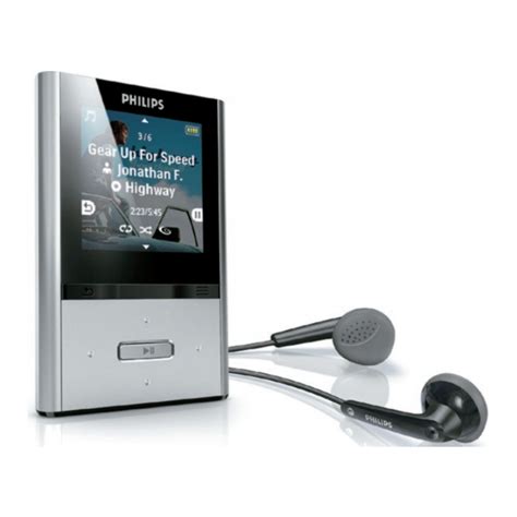 philips gogear mix 4gb mp3 player manual Kindle Editon