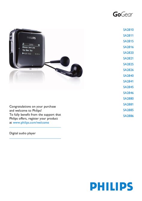 philips gogear mp3 player manual Kindle Editon