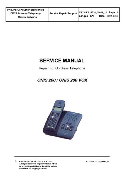 philips onis vox 200 manual free download PDF