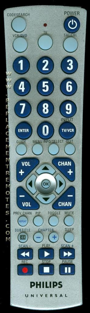 philips universal remote instructions cl035a Reader