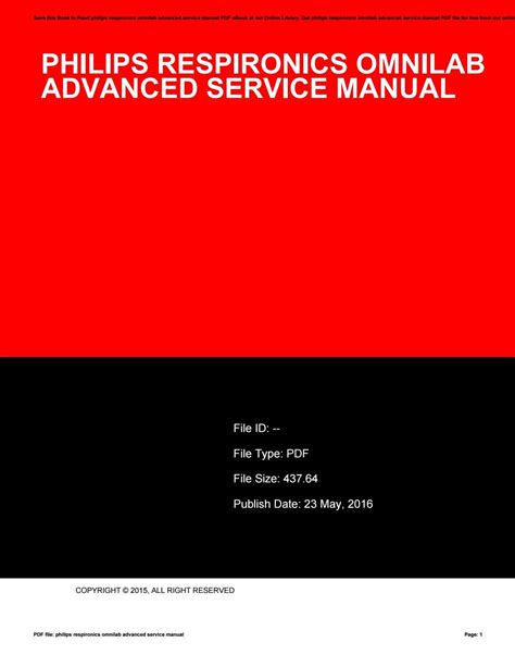 philips-respironics-omnilab-advanced-service-manual Ebook Doc