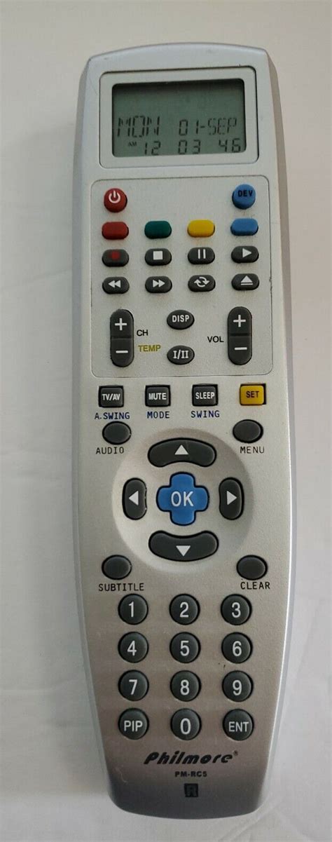 philmore pm rc5 universal remote control manual pdfs PDF