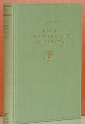 philo and the epistle to the hebrews Reader