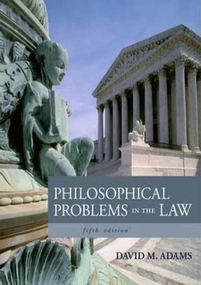 philosophical problems in the law Reader