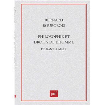 philosophie droits lhomme kant marx ebook PDF