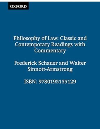 philosophy law contemporary readings commentary Kindle Editon