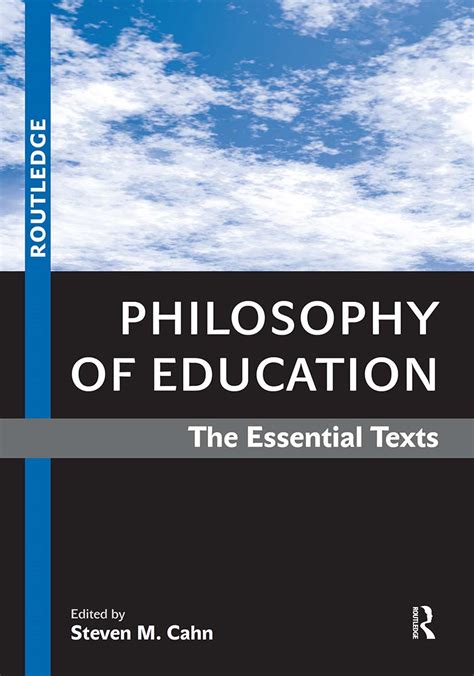 philosophy of education the essential texts Epub