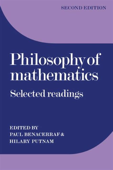 philosophy of mathematics selected readings Reader