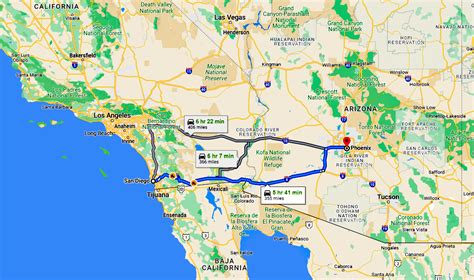 phoenix arizona to san diego california