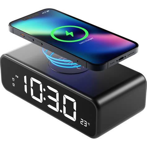 phone charger with clock