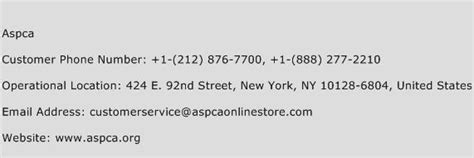 phone number for aspca