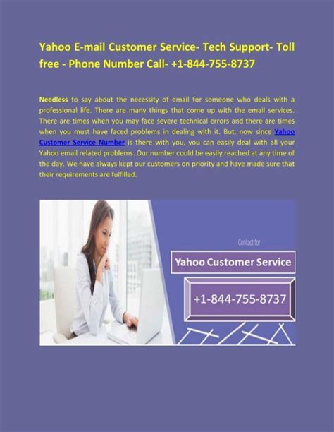 phone number for yahoo support customer service pdf Reader