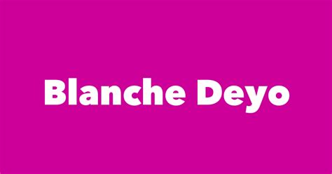 Blanche Deyo #3