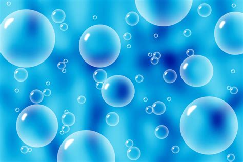 Blue Bubbles #6