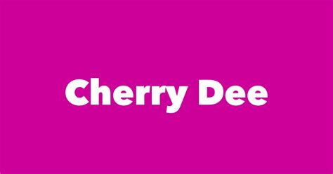 Cherry Dee #1