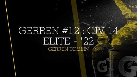 Gerren Tomlin #12