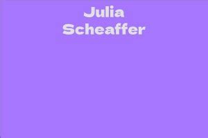 Julia Scheaffer