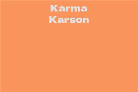 Karma Karson #12