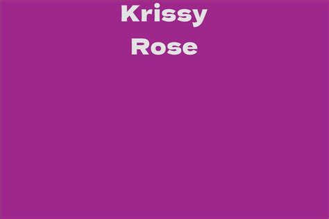 Krissy Rose #1