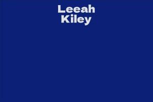 Leeah Kiley