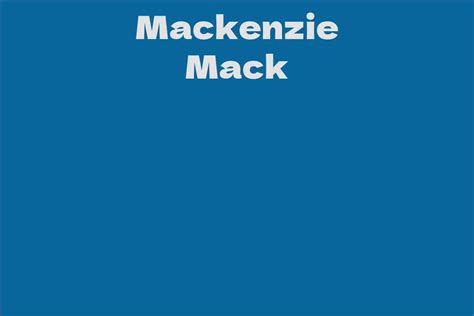Mackenzie Mack #12