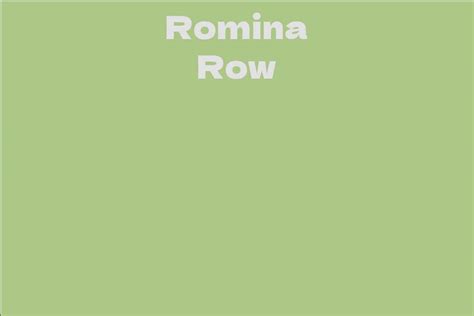 Romina Row #12