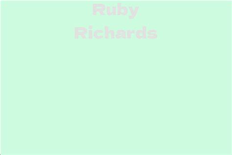 Ruby Richards