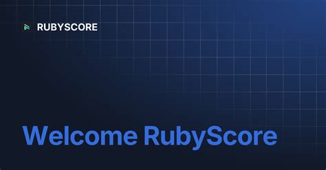 Ruby (Score) #2