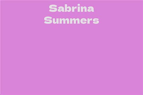 Sabrina Summers
