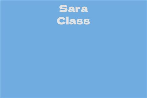 Sara Class