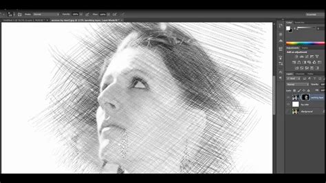 photoshop photo to drawing tutorial Reader