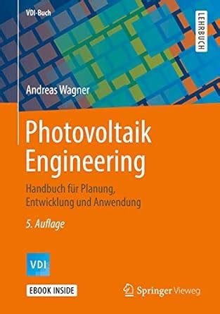 photovoltaik engineering handbuch entwicklung anwendung Epub