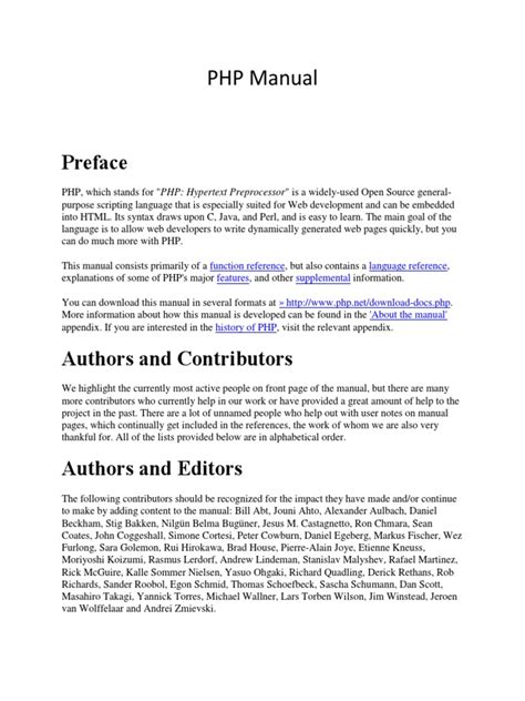 php manual pdf 2012 download Epub