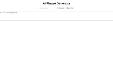 phrase ai generator